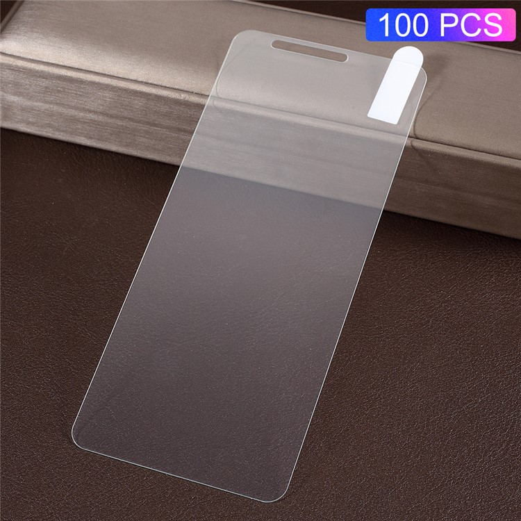 100Pcs/Pack 0.3mm Arc Edges Anti-explosion Tempered Glass Screen Protector Film for Samsung Galaxy A9 (2018) / A9 Star Pro / A9s-1