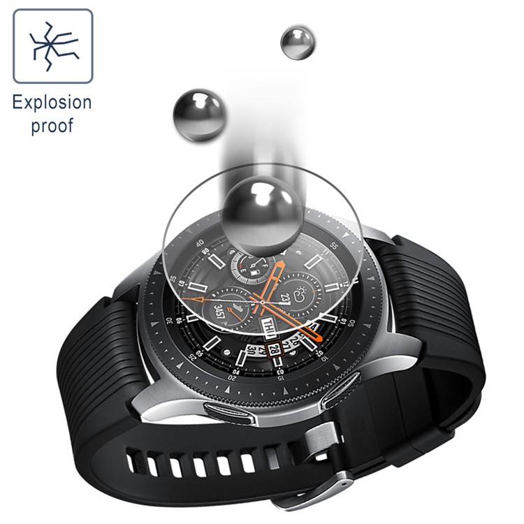 3Pcs/Set Explosion-proof Tempered Glass Screen Protector Guard for Samsung Galaxy Watch 46mm-2