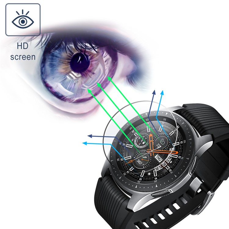 3Pcs/Set Explosion-proof Tempered Glass Screen Protector Guard for Samsung Galaxy Watch 46mm-5