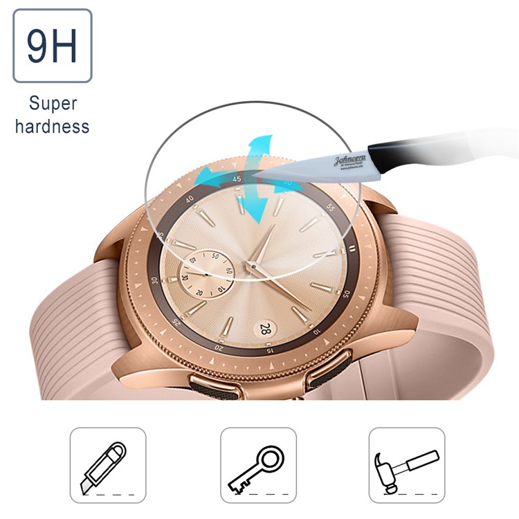 3Pcs/Set Explosion-proof Tempered Glass Screen Protector Guard for Samsung Galaxy Watch 46mm-6