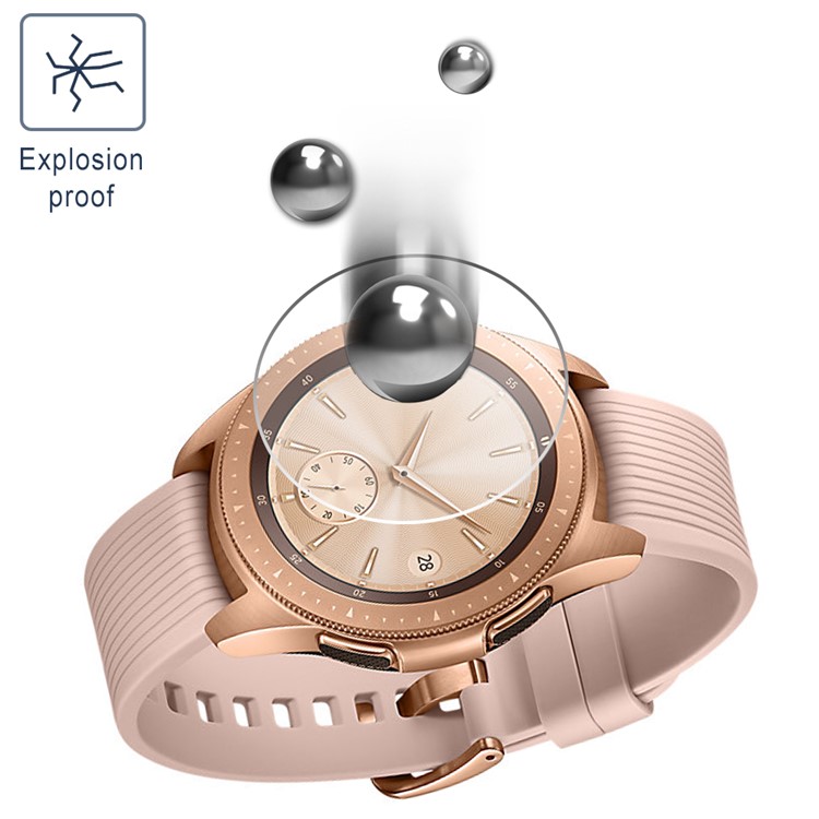 3Pcs/Set Explosion-proof Tempered Glass Screen Protector Guard for Samsung Galaxy Watch 46mm-7