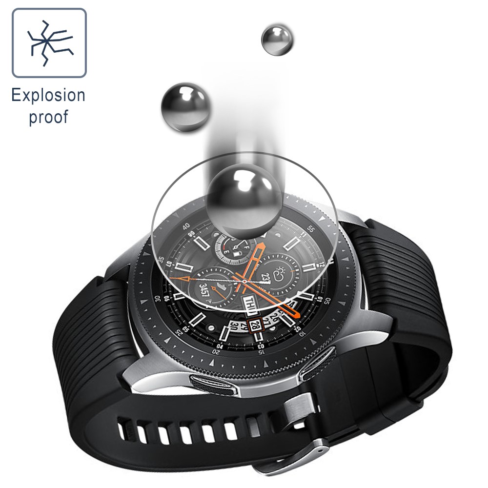 3Pcs/Pack Explosion-proof Tempered Glass Screen Protective Film for Samsung Galaxy Watch 42mm-2