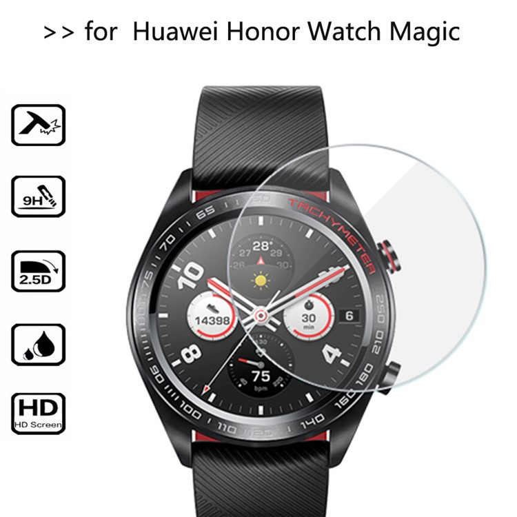 3Pcs/Pack 9H Tempered Glass Screen Protector Guard Film for Huawei Honor Watch Magic-1