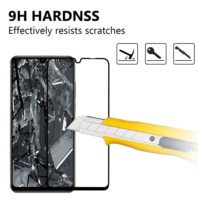 2.5D 9H Arc Edge Full Size Tempered Glass Screen Film Cover for Huawei P30 Pro-3