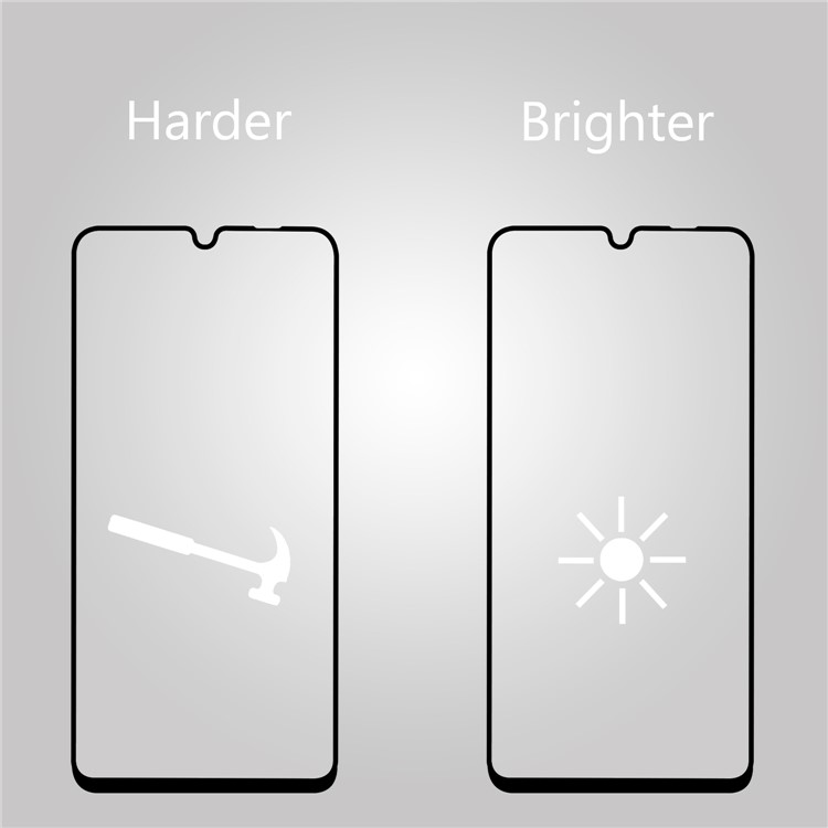 2.5D 9H Arc Edge Full Size Tempered Glass Screen Film Cover for Huawei P30 Pro-6