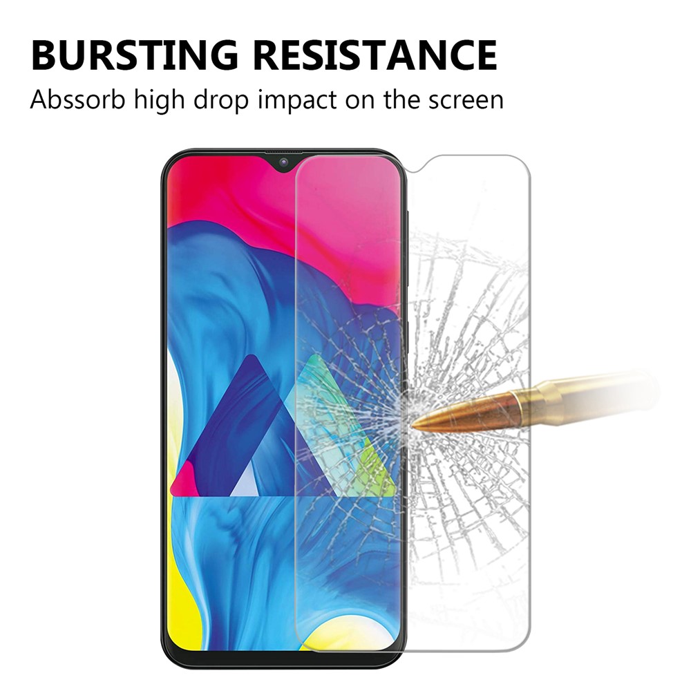Protector De Pantalla De Cristal Templado Anti-huella Digital 0.25mm Para Samsung Galaxy A10-4