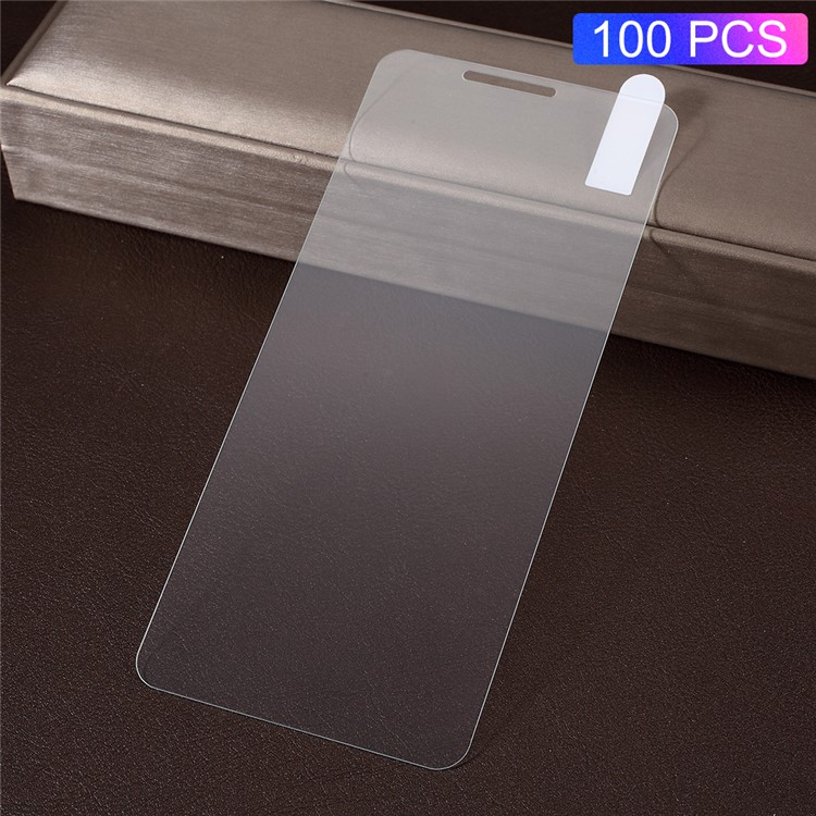 100 Teile / Paket 0,3mm Bogenkanten Gehärtetem Glas Screen Guard Film Für Samsung Galaxy J4 Plus-1