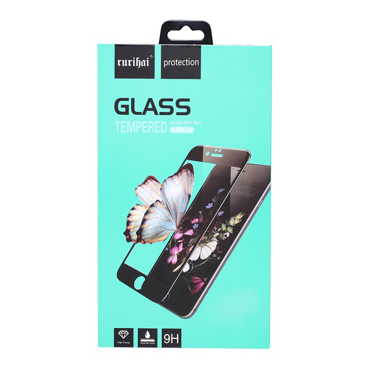 10Pcs/Set RURIHAI 0.26mm 2.5D Tempered Glass Protector Film for Samsung Galaxy A7 (2018)-6
