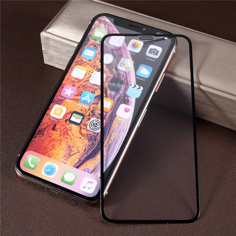 RURIHAI 4D 0.26mm Matte Arc Edge Tempered Glass Screen Protector Film for iPhone XS / X-6