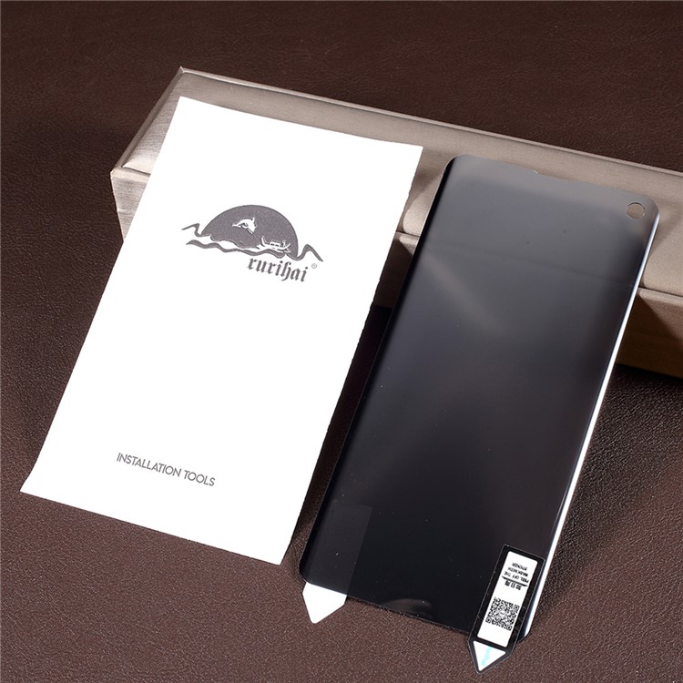 RURIHAI 3D PMMA 180 Degrés Anti-peep Protecteur D'écran Composite Pour Samsung Galaxy S10-4
