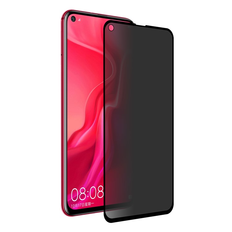 HAT PRINCE Privacy Protection Full Screen Tempered Glass Protector for Huawei nova 4 0.26mm 9H 2.5D-2