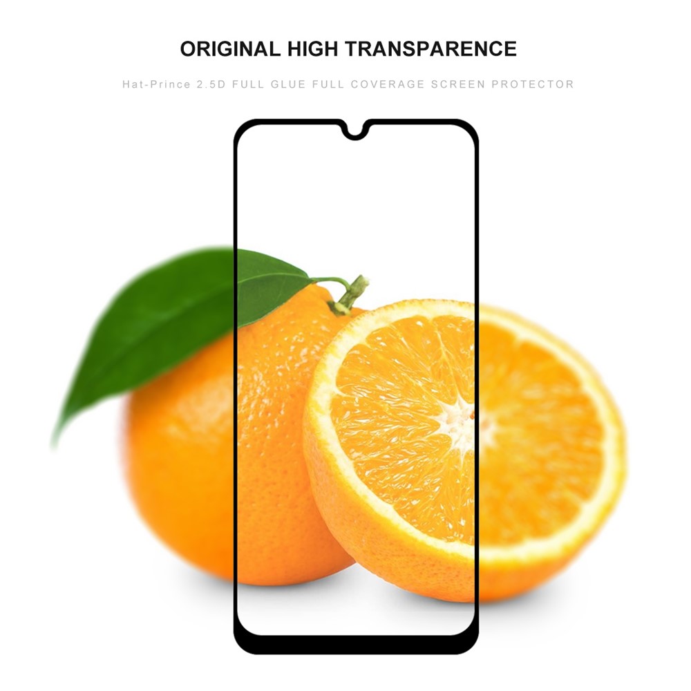 HAT PRINCE Full Glue 0.26mm 9H 2.5D Tempered Glass Guard Film Full Coverage for Samsung Galaxy A20/A30/A50/M30-2