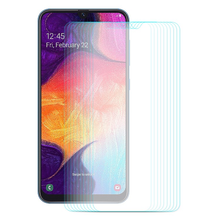 10Pcs/Set ENKAY 0.26mm 9H 2.5D Arc Edge Tempered Glass Screen Protectors for Samsung Galaxy M30/A50/A30/A20-2