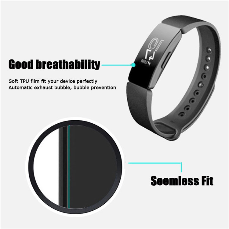 5Pcs/Pack Soft TPU Film Screen Protector for Fitbit Inspire-5