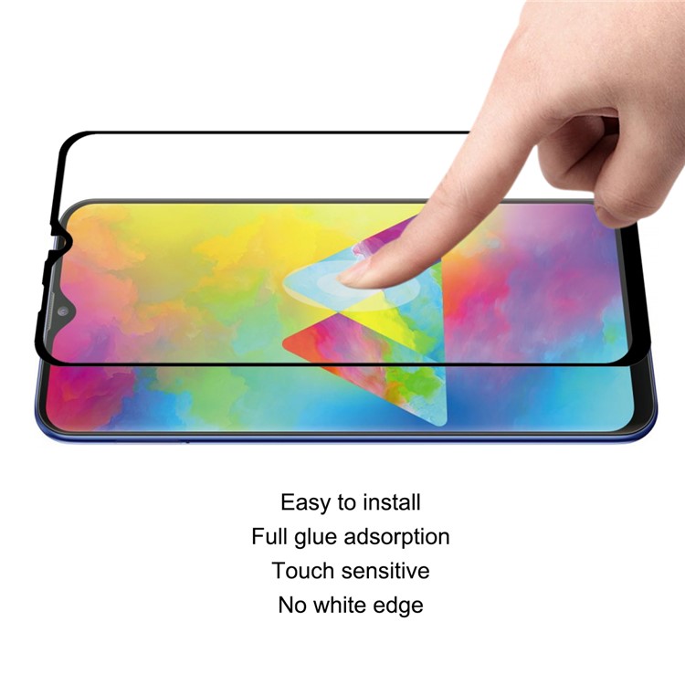 2Pcs/Pack HAT PRINCE Full Cover 0.1mm 9H Soft Glass Screen Film for Samsung Galaxy M20-2