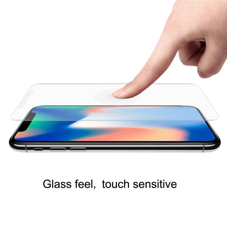 HAT PRINCE 3D Cobertura Completa Frente + Filme De Volta Capa Protetora De Tela Suave Para O Iphone XS / X-5