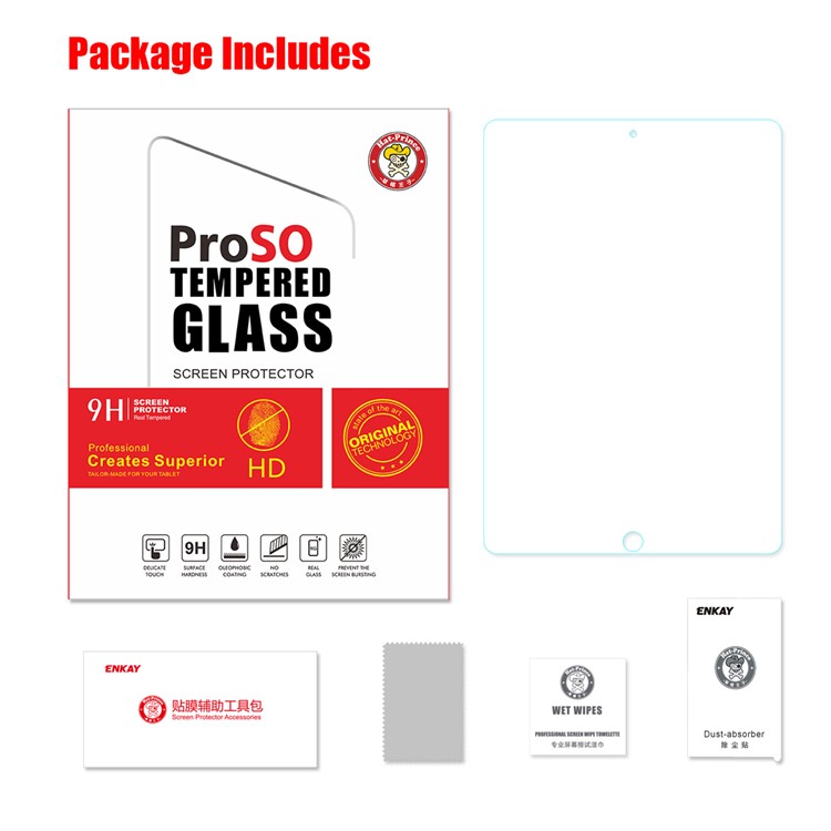 HAT PRINCE 0.33mm 9H 2.5D Arc Edge Tempered Glass Screen Protector for iPad Air 10.5 (2019) / Pro 10.5-inch (2017)-6