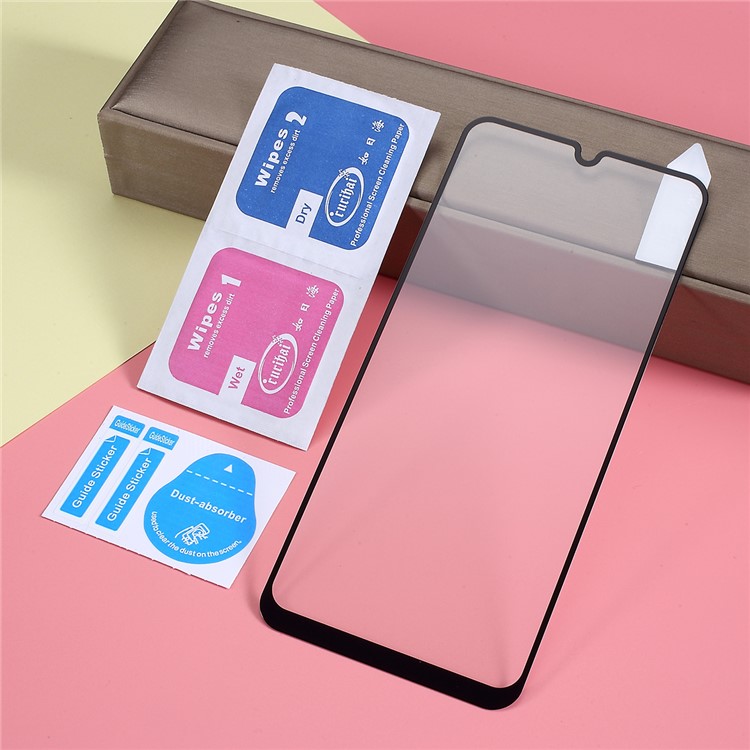 RURIHAI 0.26mm 2.5D Defensa Sólida Pantalla De Cristal Templado Protector De Pantalla Para Samsung Galaxy M30 / A50 / A30 / A20-5