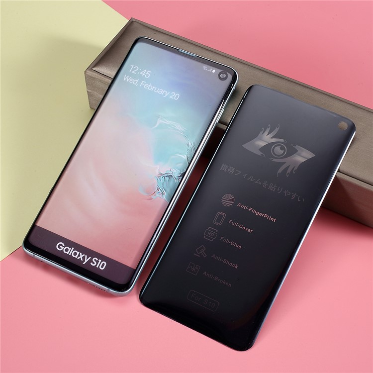 Explosion-proof Full Size PET Magnetron Screen Protector Film for Samsung Galaxy S10 Plus-1