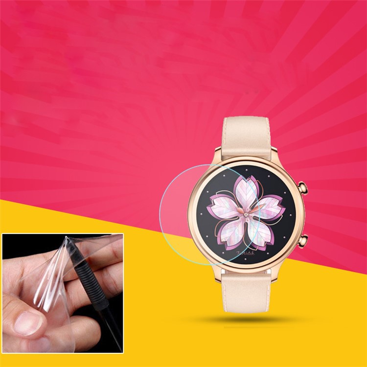 Anti-scratch Soft TPU Screen Protector Film for TicWatch C2 Smartwatch-1