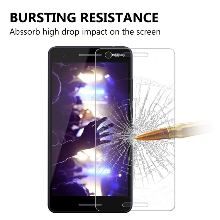 Arc Edge 0.25mm Anti-Fingerprint Tempered Glass Screen Protector for Nokia 2.1-4