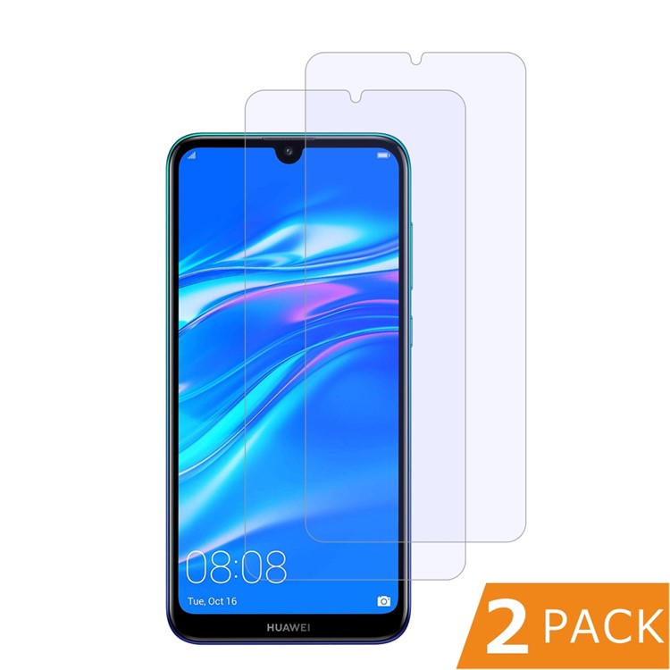 2Pcs/Set ITIETIE 2.5D 9H Tempered Glass Screen Film for Huawei Y7 (2019)-2