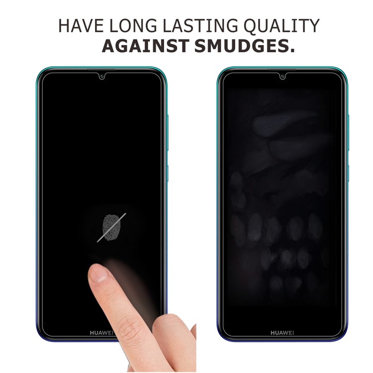 2Pcs/Set ITIETIE 2.5D 9H Tempered Glass Screen Film for Huawei Y7 (2019)-5