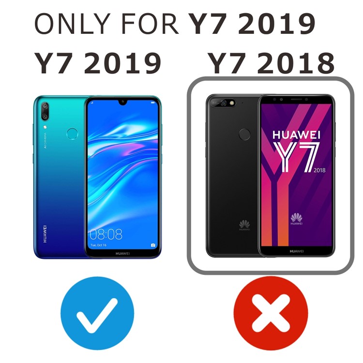 2Pcs/Set ITIETIE 2.5D 9H Tempered Glass Screen Film for Huawei Y7 (2019)-6