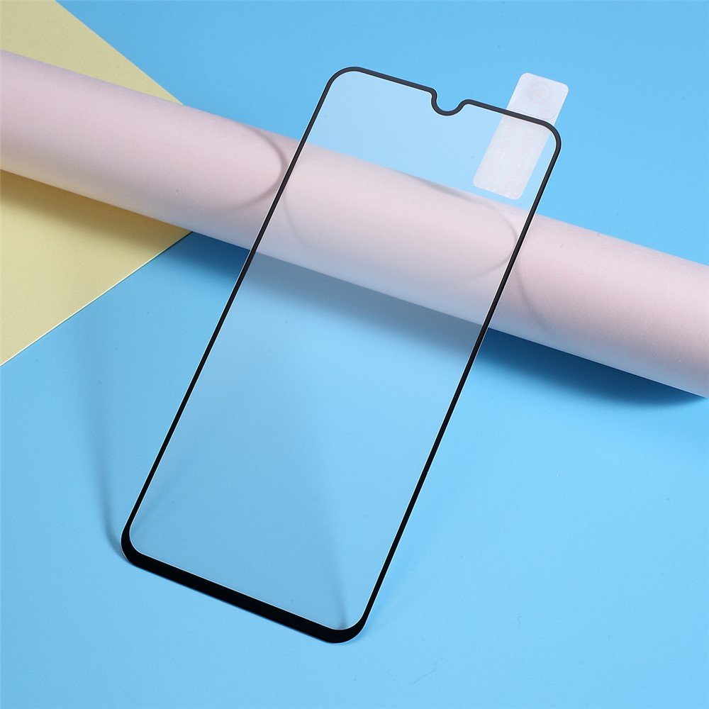 Full Size Silk Printing Tempered Glass Full Glue Screen Protector Film for Samsung Galaxy A40