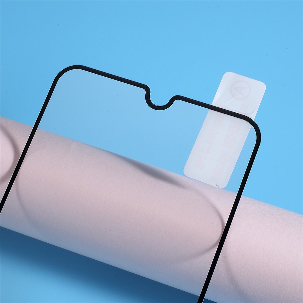 Full Size Silk Printing Tempered Glass Full Glue Screen Protector Film for Samsung Galaxy A40