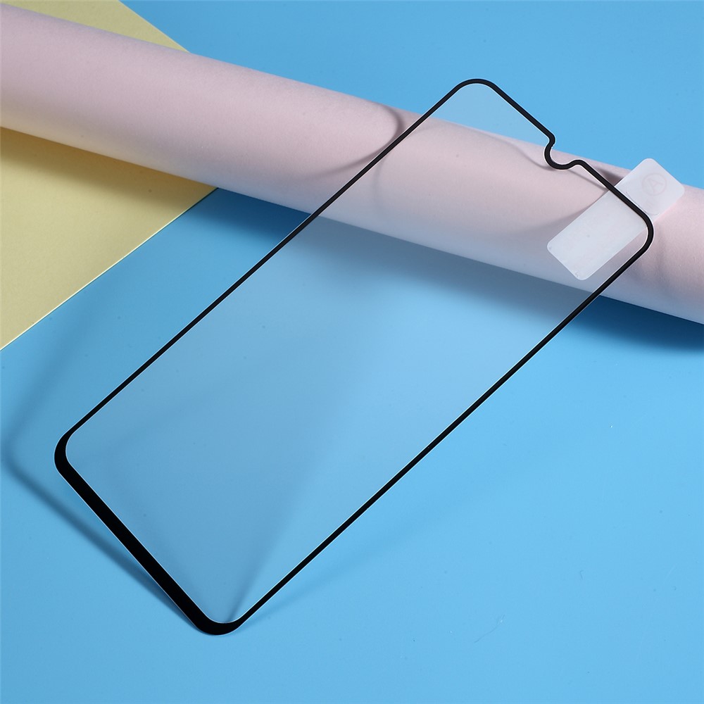 Full Size Silk Printing Tempered Glass Full Glue Screen Protector Film for Samsung Galaxy A40-4