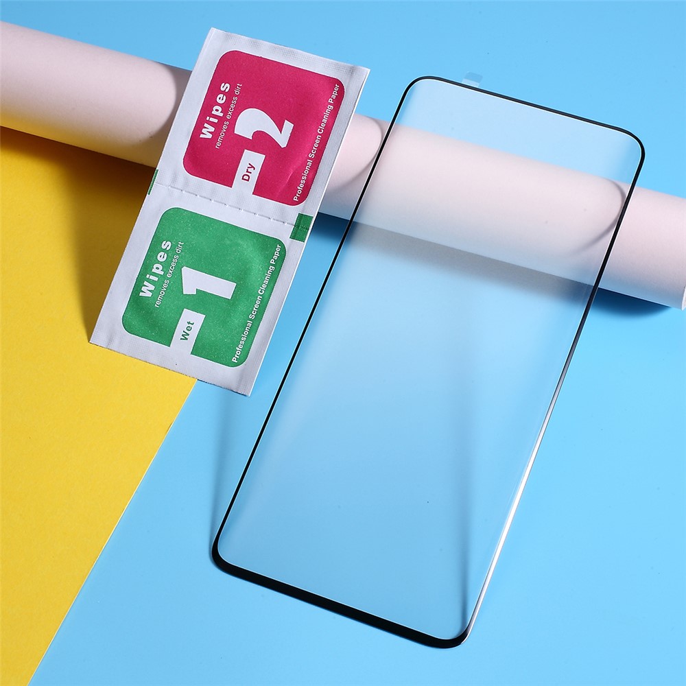 Impressão De Seda Temperado Cobertura Completa Protetor De Tela De Vidro Para Oneplus 7 Pro-5