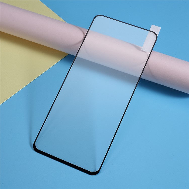 Silk Printing Tempered Glass Full Size Screen Protection Film (Full Glue) for Samsung Galaxy A80 / A90-1
