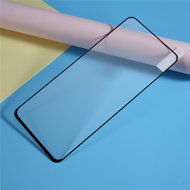 Silk Printing Tempered Glass Full Size Screen Protection Film (Full Glue) for Samsung Galaxy A80 / A90-4