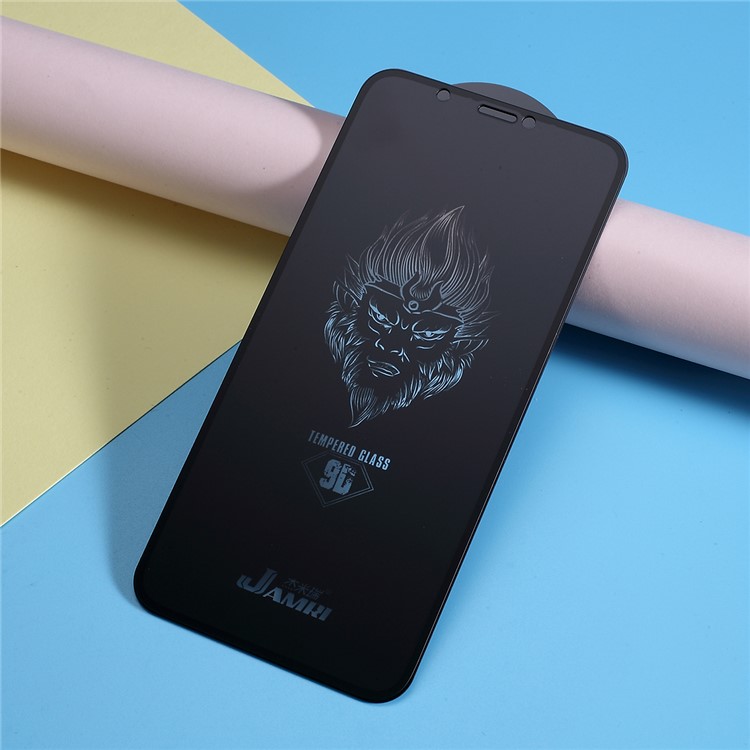 JAMRI Matte Anti-fingerprint Tempered Glass Full Size Screen Protector Cover for iPhone XS MAX-3