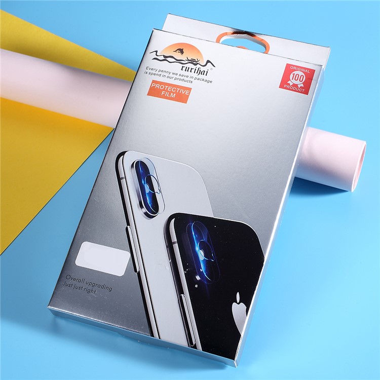 RURIHAI 2Pcs/Pack 9H Flexible Tempered Glass Camera Lens Protector Film for Huawei Mate 20 Pro-6