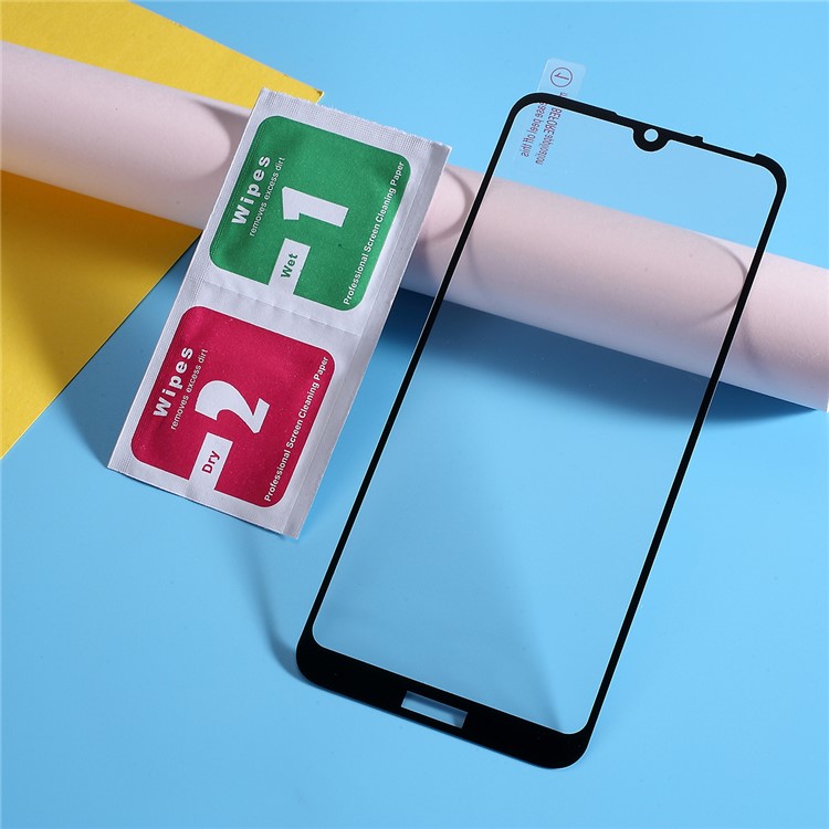 Tempered Glass Full Size Screen Shield Anti-explosion for Huawei Y6 Pro (2019)-5