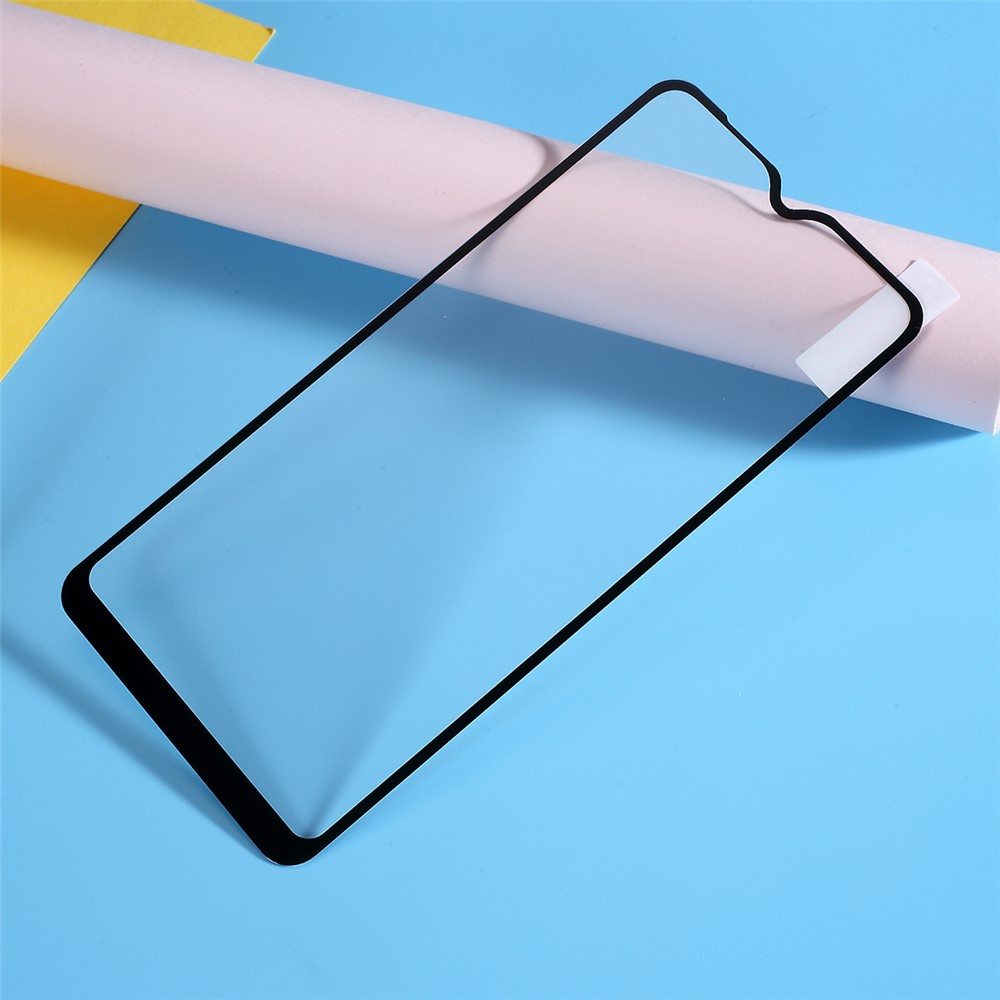 Silk Printing Full Tempered Glass Phone Screen Protector Guard for Samsung Galaxy A10-4