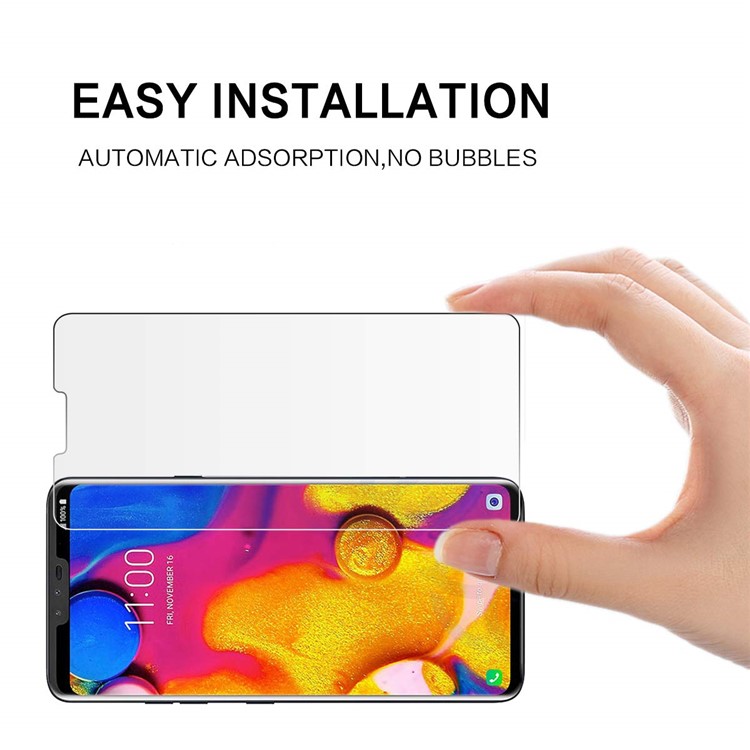 0.25D Arc Edge Tempered Glass Screen Phone Film for LG V40 ThinQ-2