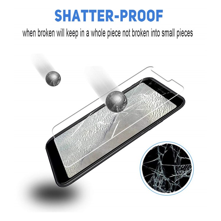 2Pcs/Set 0.25mm 9H Tempered Glass Screen Protective Cover (Arc Edge) for Google Pixel 3a XL-4
