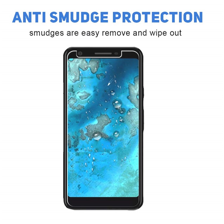 2Pcs/Set 0.25mm 9H Tempered Glass Screen Protective Cover (Arc Edge) for Google Pixel 3a-6