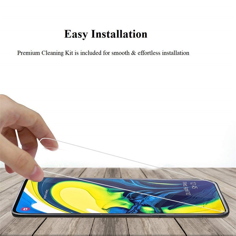 0.25D Arc Edge Tempered Glass Screen Phone Film for Samsung Galaxy A90 / A80-3