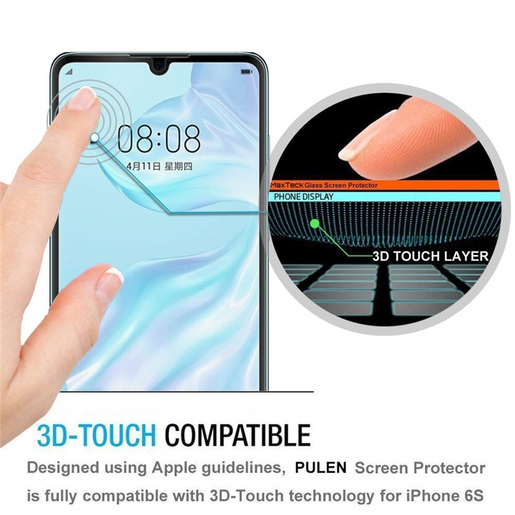 Ultra Clear 3D Tempered Glass Full Screen Protector Film for Huawei P30-5