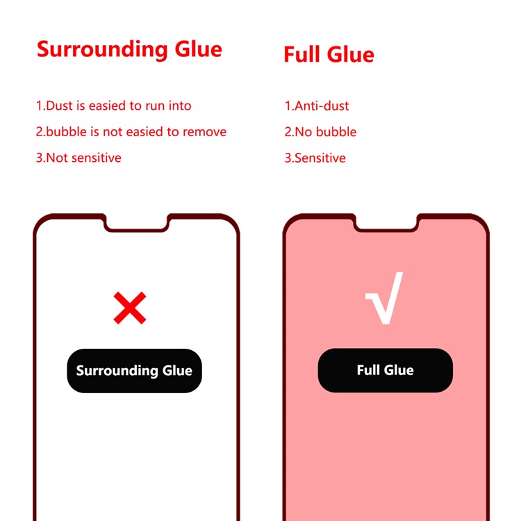 HAT PRINCE for LG G8 ThinQ Full Glue Full Size 0.26mm 9H 2.5D Arc Edge Tempered Glass Screen Protector-3