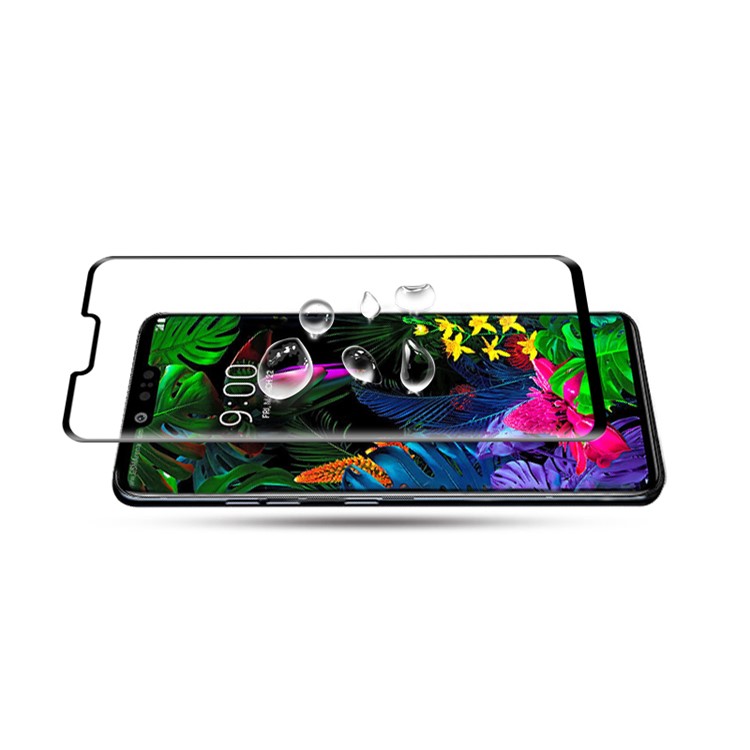 AMORUS 3D Curved Arc Edge Full Glue Tempered Glass Screen Protective Film for LG G8 ThinQ-4