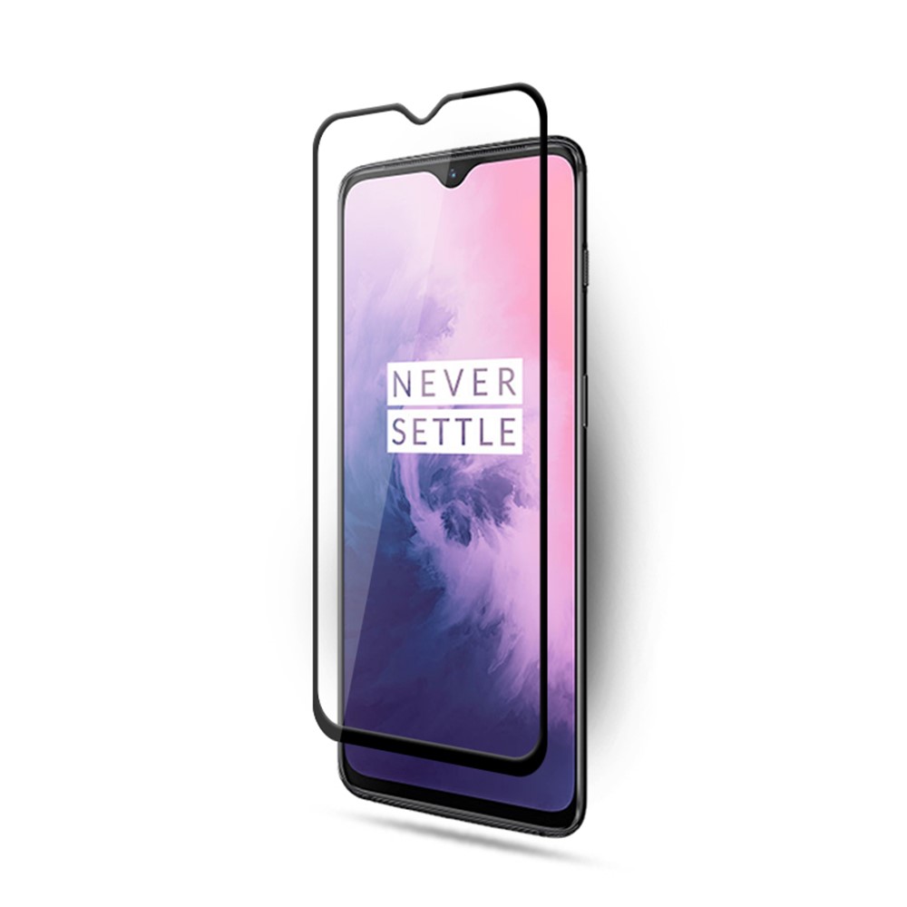 AMORUS Full Glue Silk Printing Tempered Glass Full Screen Protector for OnePlus 7-4