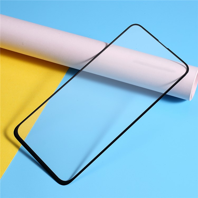 5D Curved Full Size Silk Print Tempered Glass Screen Protector for Huawei nova 4/Honor View 20 - Black-4