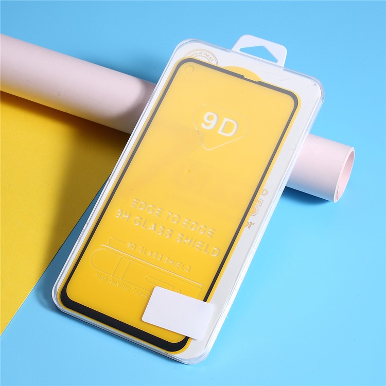 Anti-explosion Full Covering Tempered Glass Protector for Samsung Galaxy A60 - Black-2