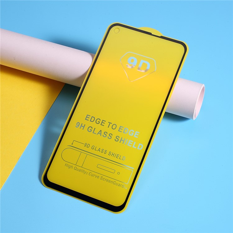 Anti-explosion Full Covering Tempered Glass Protector for Samsung Galaxy A60 - Black-3