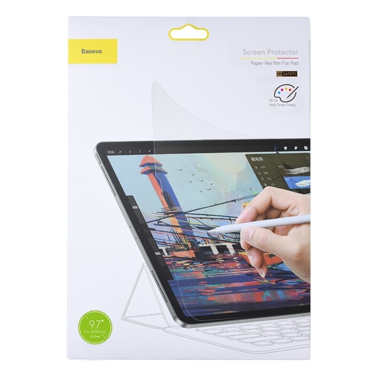 BASEUS 0.15mm Full Cover Papierähnliche Klarsichtfolie Für Ipad 9.7 (2018) / 9,7 (2017)-4